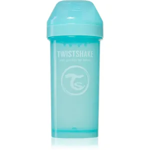 TWISTSHAKE Twistshake nicht fließende Flasche mit einem Trinker 360 ml 12m + pastelově modrá