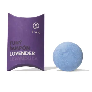 two cosmetics LOVENDER Organisches Shampoo als Waschstück mit Lavendel 85 g