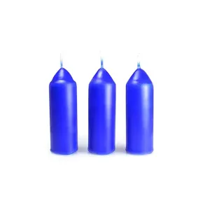 UCO Kerzen, gefüllt mit Citronella 3 Stück, blau