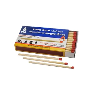 UCO Long Burn Matches Extra lange Streichhölzer für Kamine und Laternen