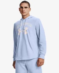 Under Armour RIVAL TERRY BIG LOGO HD Herren Kapuzenpullover, hellblau, größe M