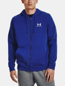 Under Armour UA Essential Fleece FZ Hood Sweatshirt Blau #1323020