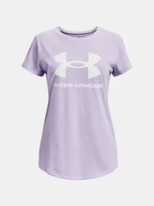 Under Armour LIVE SPORTSTYLE GRAPHIC SS Mädchen T-Shirt, violett, größe M