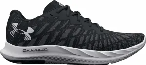 Under Armour Men's UA Charged Breeze 2 Running Shoes Black/Jet Gray/White 42,5 Straßenlaufschuhe