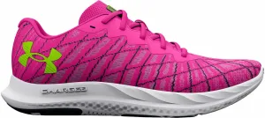 Under Armour Women's UA Charged Breeze 2 Running Shoes Rebel Pink/Black/Lime Surge 36 Straßenlaufschuhe
