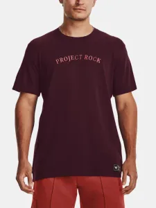 Under Armour Project Rock Crest HW T-Shirt Rot