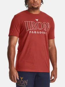 Under Armour Project Rock Iron SS T-Shirt Rot #1217327