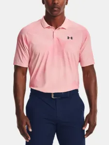 Under Armour UA Iso-Chill Afterburn Polo T-Shirt Rosa