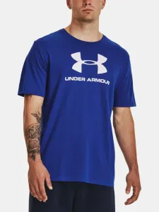 Under Armour UA M Sportstyle Logo SS T-Shirt Blau