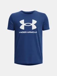 Under Armour Sportstyle Kinder  T‑Shirt Blau