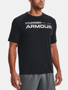 Under Armour UA Tech 2.0 Wordmark SS T-Shirt Schwarz