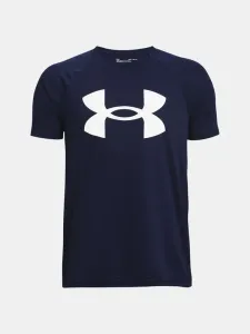Under Armour UA Tech Big Logo SS Kinder  T‑Shirt Blau