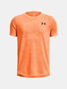 Under Armour UA Tech Vent Jacquard SS Kinder  T‑Shirt Orange