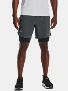 Under Armour UA Launch SW 7'' 2 in 1 Pitch Gray/Black/Reflective S Laufshorts