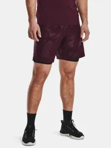 Under Armour UA Woven Emboss Shorts Rot #1304826