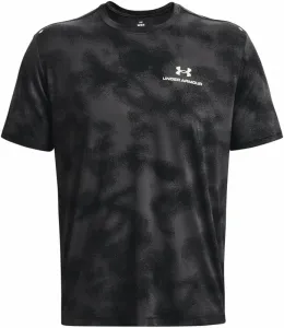 Under Armour Men's UA Rush Energy Print Short Sleeve Black/White S Fitness T-Shirt