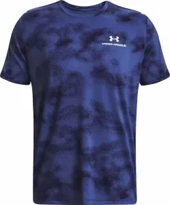 Under Armour Men's UA Rush Energy Print Short Sleeve Sonar Blue/White L Fitness T-Shirt