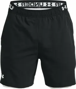 Under Armour Men's UA Vanish Woven 2-in-1 Shorts Black/White XL Fitness Hose