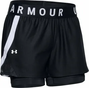 Under Armour Women's UA Play Up 2-in-1 Shorts Black/White S Fitness Hose