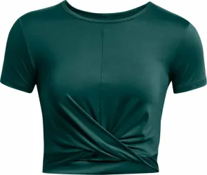 Under Armour Women's Motion Crossover Crop SS Hydro Teal/White M Fitness T-Shirt