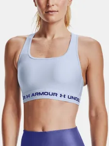Under Armour Women's Armour Mid Crossback Sports Bra Isotope Blue/Regal XS Fitness Unterwäsche