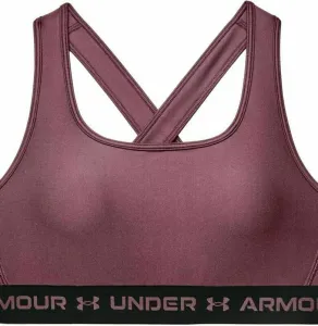Under Armour Women's Armour Mid Crossback Sports Bra Ash Plum/Black XS Fitness Unterwäsche