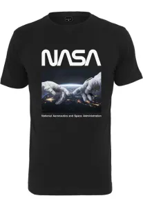 NASA Herren-T-Shirt Astronaut Hands, schwarz