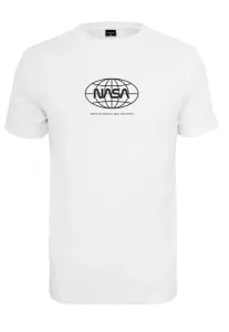 NASA Herren-T-Shirt Globe, weiß