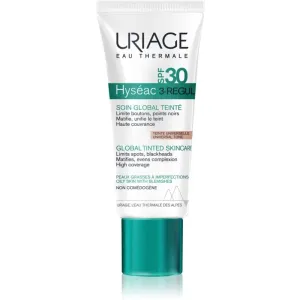 Uriage Tonisierende Creme gegen Hautunreinheiten Hyséac 3-Regul LSF 30 (Global Tinted Skin-Care SPF 30) 40 ml