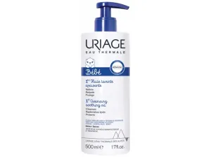Uriage Bébé 1st Cleansing Soothing Oil beruhigendes Reinigungsöl für trockene bis atopische Haut 500 ml