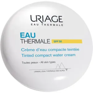 Uriage Eau Thermale Water Cream Tinted Compact SPF30 Seidenpuder für Einigung des farbigen Hauttones 10 g