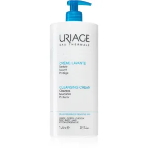 Uriage Hygiène Cleansing Cream nährende Reinigungscreme für Körper und Gesicht 1000 ml