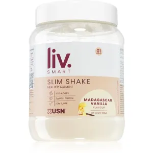 USN LivSmart Slim Shake Pulver zur Herstellung von Getränken zur Unterstützung der Gewichtsabnahme Geschmack Madagascan Vanilla 550 g