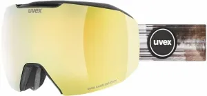 UVEX Epic Attract Black Mat Mirror Gold/Contrastview Orange Lasergold Lite Ski Brillen