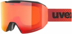 UVEX Evidnt Attract Black Mat Mirror Sapphire/Contrastview Orange Lasergold Lite Ski Brillen