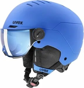 UVEX Rocket Junior Visor Blue Matt 51-55 cm Skihelm #80303