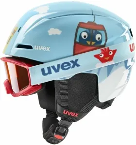 UVEX Viti Set Junior Light Blue Birdy 51-55 cm Skihelm