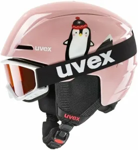 UVEX Viti Set Junior Pink Penguin 46-50 cm Skihelm