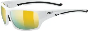 UVEX Sportstyle 222 Polarized White/Mirror Yellow