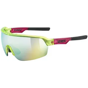 UVEX Sportstyle 227 Yellow/Red Transparent/Yellow Mirrored