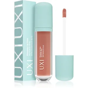UXI BEAUTY Plumping Lip Gloss Lipgloss für mehr Volumen mit Hyaluronsäure Peach perfect 5 ml