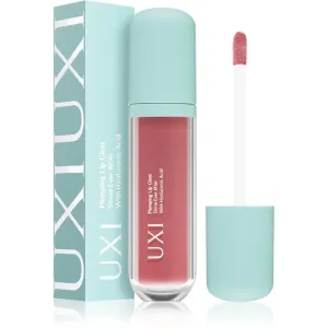 UXI BEAUTY Plumping Lip Gloss Lipgloss für mehr Volumen mit Hyaluronsäure Rose pink 5 ml