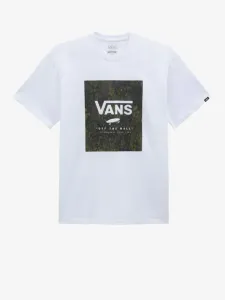 Vans Classic Print Box T-Shirt Weiß