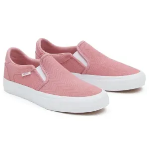 Vans ASHER DELUXE Slip-on Sneaker für Damen, rosa, größe 40.5