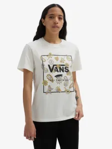 Vans Trippy Floral T-Shirt Weiß