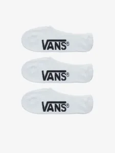 Vans Classic Super No Show Socken 3 Paar Weiß