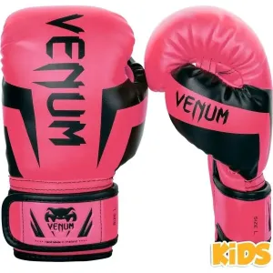 Venum ELITE BOXING GLOVES KIDS - EXCLUSIVE FLUO Kinder Boxhandschuhe, rosa, größe M