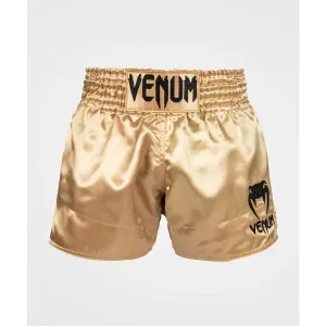 Venum CLASSIC MUAY THAI SHORTS Shorts für das Thai Boxen, golden, größe S