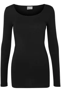 Vero Moda Damen T-Shirt VMMAXI Regular Fit 10152908 Black XS