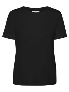 Vero Moda Damen T-Shirt VMAVA Regular Fit 10243880 Black M